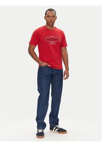Pepe Jeans T-Shirt Daxton PM509786 Czerwony Regular Fit. Kolor: czerwony. Materiał: bawełna #3