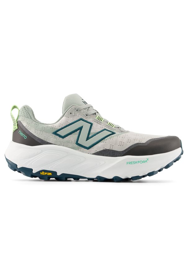 Buty męskie New Balance Fresh Foam X Hierro v9 MHIER8R9 – szare. Kolor: szary. Materiał: syntetyk, materiał. Szerokość cholewki: normalna. Sport: fitness, bieganie