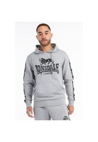 Bluza z kapturem o regularnym kroju Lonsdale Scousburgh. Typ kołnierza: kaptur. Kolor: wielokolorowy, szary, czarny #1
