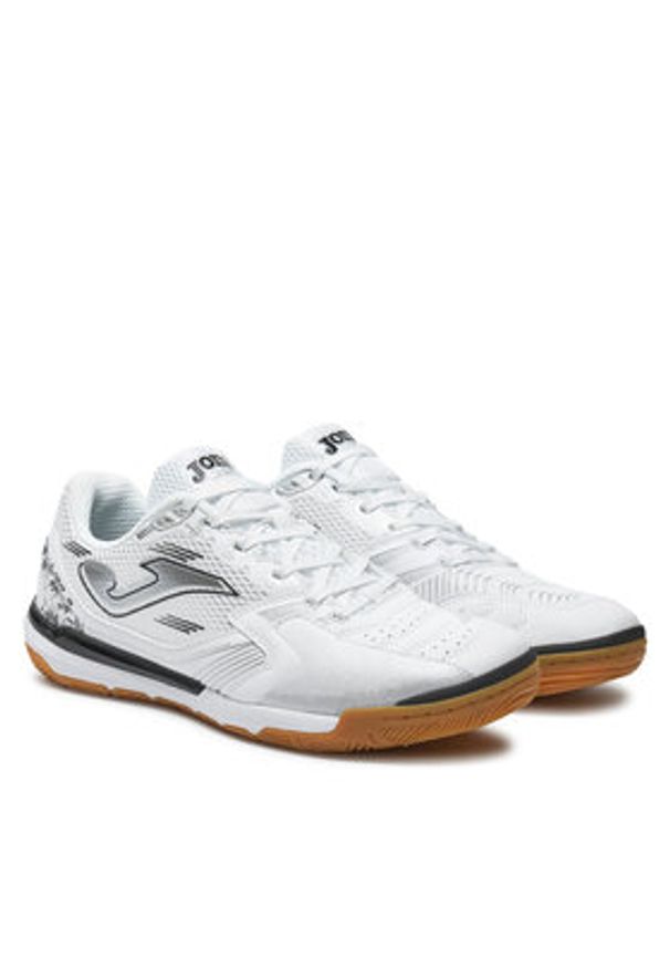 Joma Buty do piłki nożnej Liga-5 Indoor LIGW2402IN Biały. Kolor: biały. Materiał: mesh, materiał
