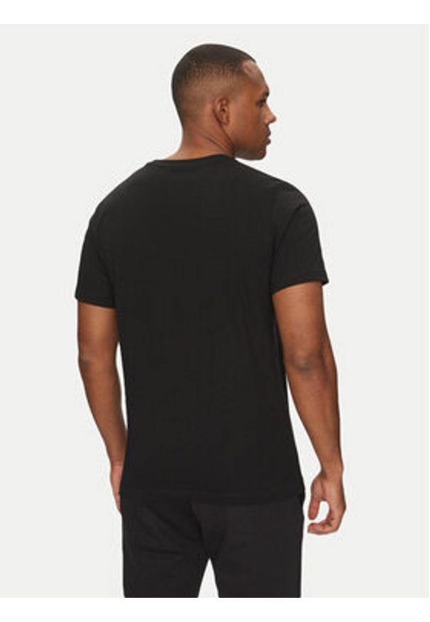 Reebok T-Shirt 100221874 Czarny Regular Fit. Kolor: czarny. Materiał: bawełna