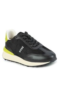 BOSS - Boss Sneakersy J29352 M Czarny. Kolor: czarny. Materiał: skóra #6