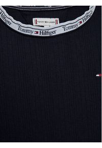 TOMMY HILFIGER - Tommy Hilfiger Sukienka codzienna KG0KG07136 M Granatowy Regular Fit. Okazja: na co dzień. Kolor: niebieski. Materiał: wiskoza. Typ sukienki: proste. Styl: casual #3