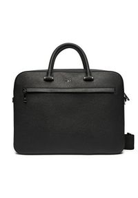 BOSS Torba na laptopa Ray S 50536498 Czarny. Kolor: czarny. Materiał: skóra #1