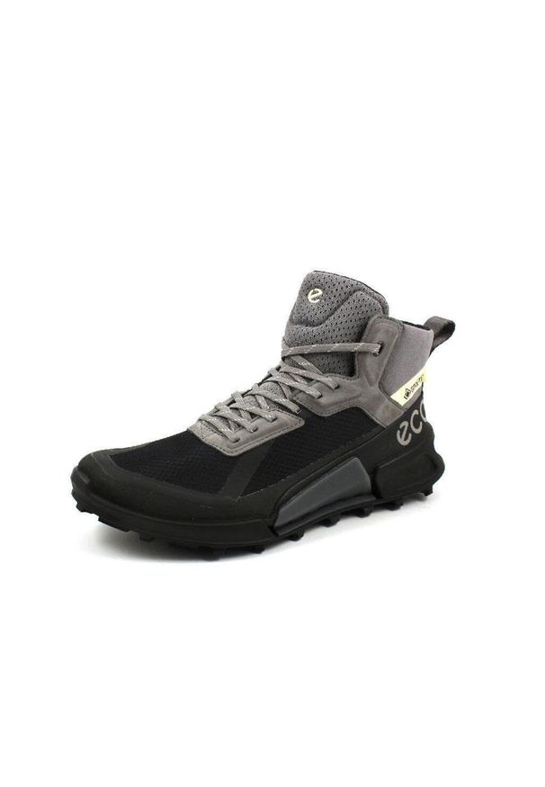 ecco - Buty trekkingowe damskie Ecco Biom 2.1 Mountain Mid Gtx. Wysokość cholewki: za kostkę. Zapięcie: sznurówki. Kolor: szary. Materiał: syntetyk, tkanina, materiał, skóra. Szerokość cholewki: normalna. Styl: sportowy