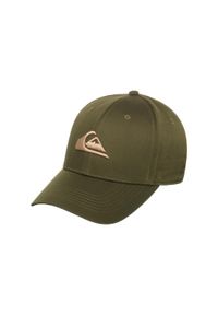 Quiksilver - Czapka Snapback dla Chłopcy DECADES Brązowy. Kolor: zielony. Materiał: tkanina, poliester, bawełna