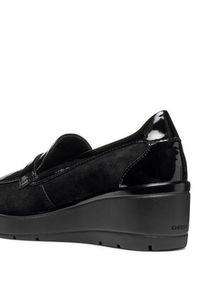 Geox Półbuty D Ilde D46RAB 02202 C9999 Czarny. Kolor: czarny. Materiał: zamsz, skóra