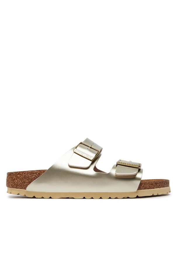 Klapki Birkenstock. Kolor: złoty