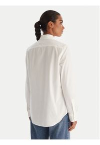 Polo Ralph Lauren Koszula 211941509002 Biały Slim Fit. Typ kołnierza: polo. Kolor: biały. Materiał: bawełna #5