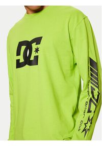 DC Longsleeve Drivers Club ADYZT05406 Zielony Standard Fit. Kolor: zielony. Materiał: bawełna. Długość rękawa: długi rękaw