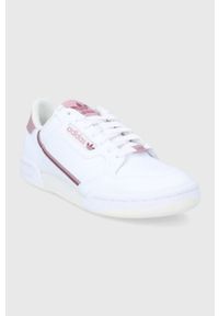 adidas Originals buty Continental 80 Vegan GZ0784 kolor biały. Nosek buta: okrągły. Zapięcie: sznurówki. Kolor: biały. Materiał: guma. Wzór: motyw zwierzęcy #3