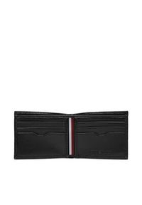 TOMMY HILFIGER - Tommy Hilfiger Duży Portfel Męski Th Central Mini Cc Wallet AM0AM11854 Czarny. Kolor: czarny. Materiał: skóra