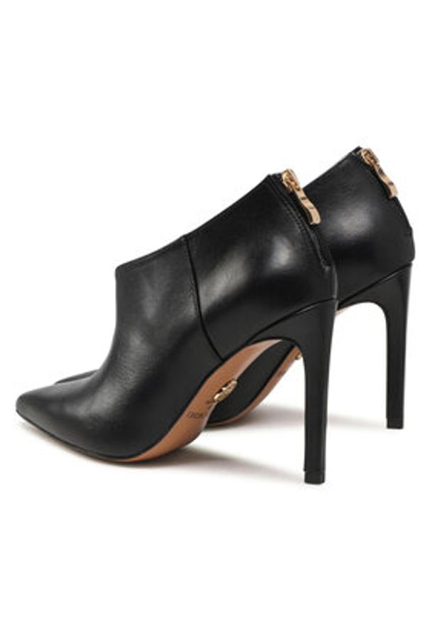 Baldowski Botki D04158-1451-003 Czarny. Kolor: czarny. Materiał: skóra