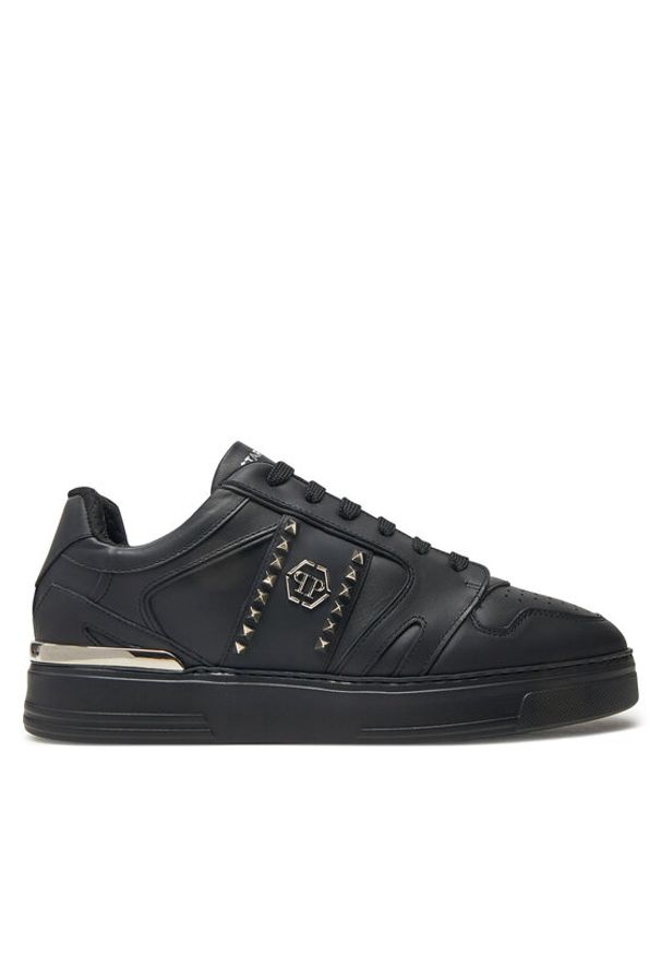 Philipp Plein - PHILIPP PLEIN Sneakersy AADS USC0658 PLE010N Czarny. Kolor: czarny. Materiał: skóra