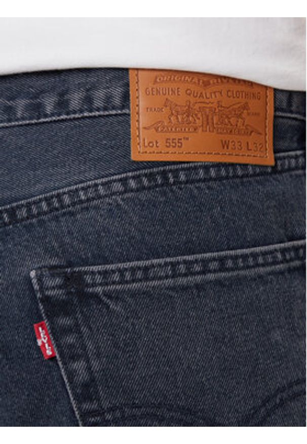 Levi's® Jeansy 555™ 000LO-0034 Granatowy Loose Fit. Kolor: niebieski