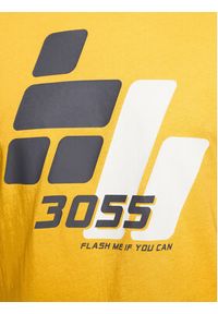 BOSS - Boss T-Shirt 50495700 Żółty Regular Fit. Kolor: żółty. Materiał: bawełna #5