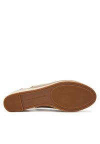 TOMMY HILFIGER - Tommy Hilfiger Sandały Flag Mid Wedge Espad Slingback FW0FW08595 Beżowy. Kolor: beżowy. Materiał: materiał #6