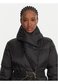 TwinSet - TWINSET Płaszcz zimowy 252TT2050 Czarny Regular Fit. Kolor: czarny. Materiał: syntetyk. Sezon: zima #4