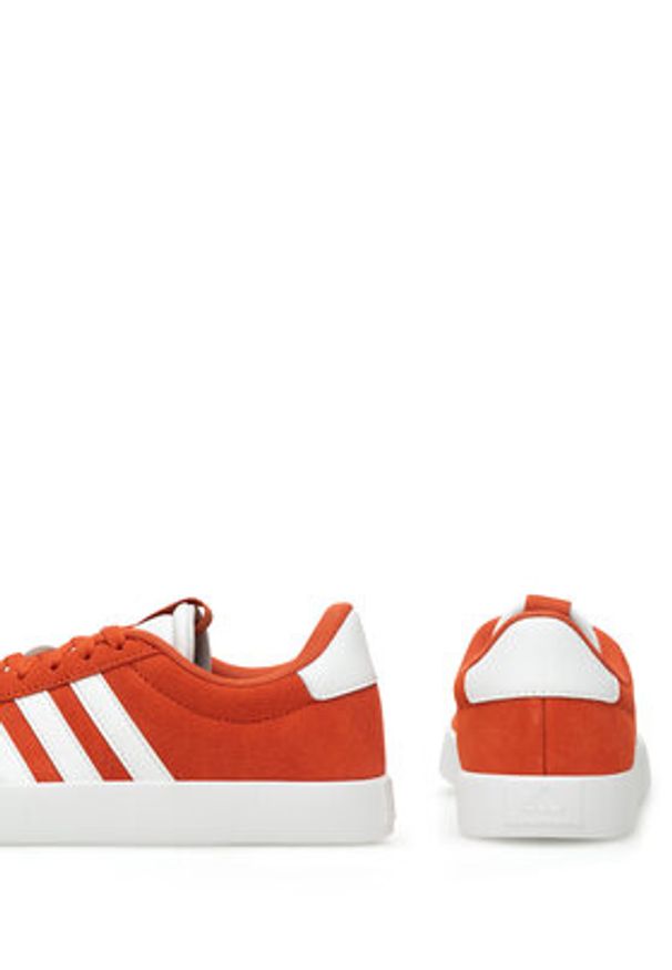 Adidas - adidas Sneakersy VL COURT 3.0 ID9185 Czerwony. Kolor: czerwony. Materiał: zamsz, skóra