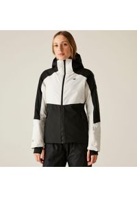 DARE 2B - Damska wodoodporna kurtka narciarska Flurry II. Kolor: czarny, biały, wielokolorowy. Materiał: materiał. Sezon: zima. Sport: narciarstwo #1