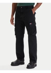 Tommy Jeans Spodnie cargo Otis DM0DM22403 Czarny Regular Fit. Kolor: czarny. Materiał: bawełna #1