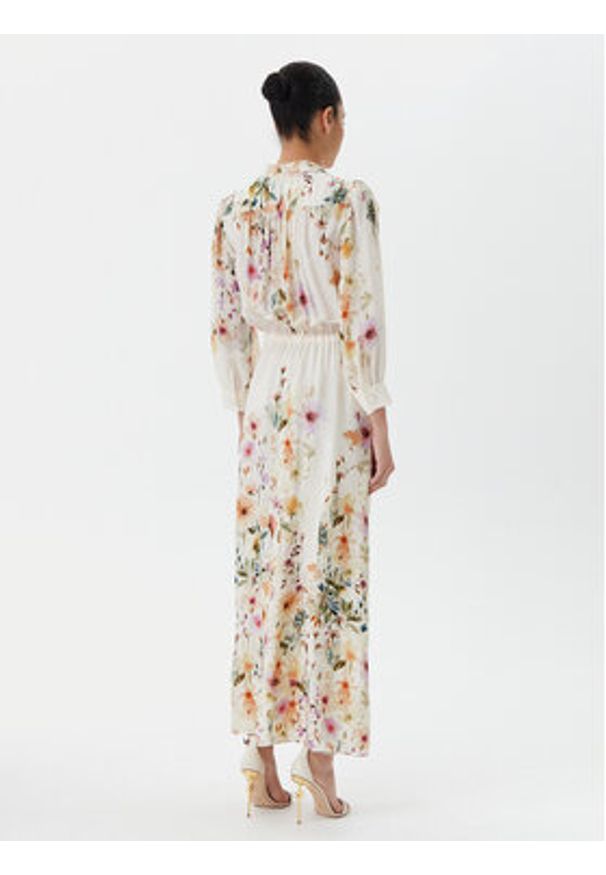 Luisa Spagnoli Sukienka koszulowa Pasticcino 541822 Beżowy Regular Fit. Kolor: beżowy. Materiał: wiskoza. Typ sukienki: koszulowe