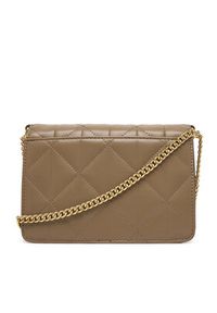 Calvin Klein Torebka Quilted Mini Chain Bag LV04F3321G Beżowy. Kolor: beżowy. Materiał: skórzane #4