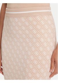 Guess Spódnica ołówkowa W4BD53 Z37K0 Beżowy Regular Fit. Kolor: beżowy. Materiał: syntetyk #3