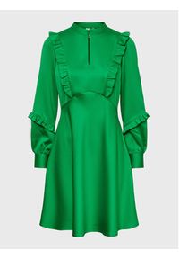 YAS Sukienka codzienna Ferini 26028182 Zielony Regular Fit. Okazja: na co dzień. Kolor: zielony. Materiał: syntetyk. Typ sukienki: proste. Styl: casual