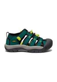 keen - Buty trekkingowe dla dzieci Keen Newport H2. Zapięcie: rzepy. Kolor: zielony. Materiał: materiał, syntetyk, tkanina, guma. Szerokość cholewki: normalna. Sport: turystyka piesza