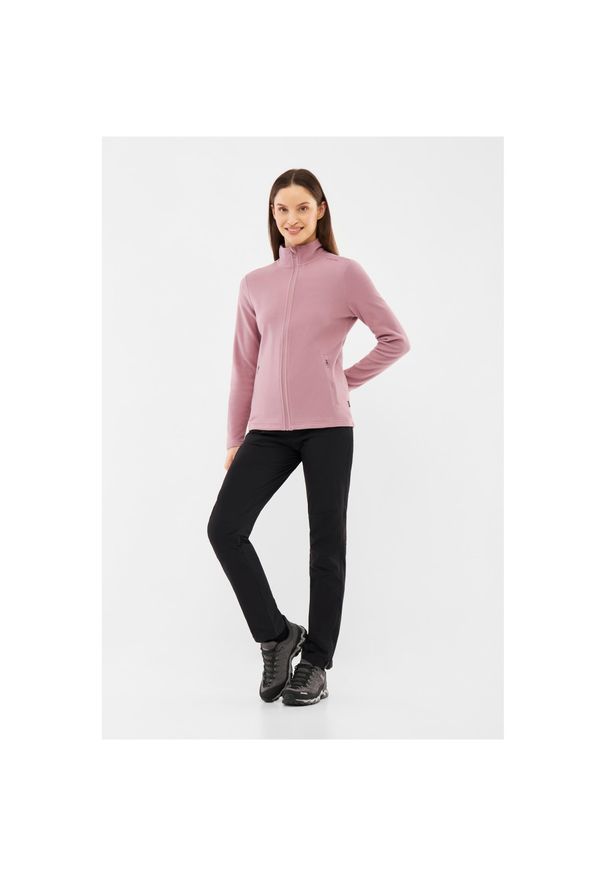 Viking - Bluza damska VIKING Tesero Lady Polartec. Kolor: różowy. Materiał: polar. Styl: sportowy. Sport: turystyka piesza