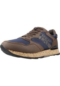 Replay - Buty REPLAY RS680089S Brązowy. Kolor: brązowy. Materiał: syntetyk, tkanina. Sport: turystyka piesza