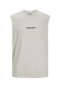 Jack & Jones - Jack&Jones Tank top Vesterbro 12250430 Beżowy Oversize. Kolor: beżowy. Materiał: bawełna #7