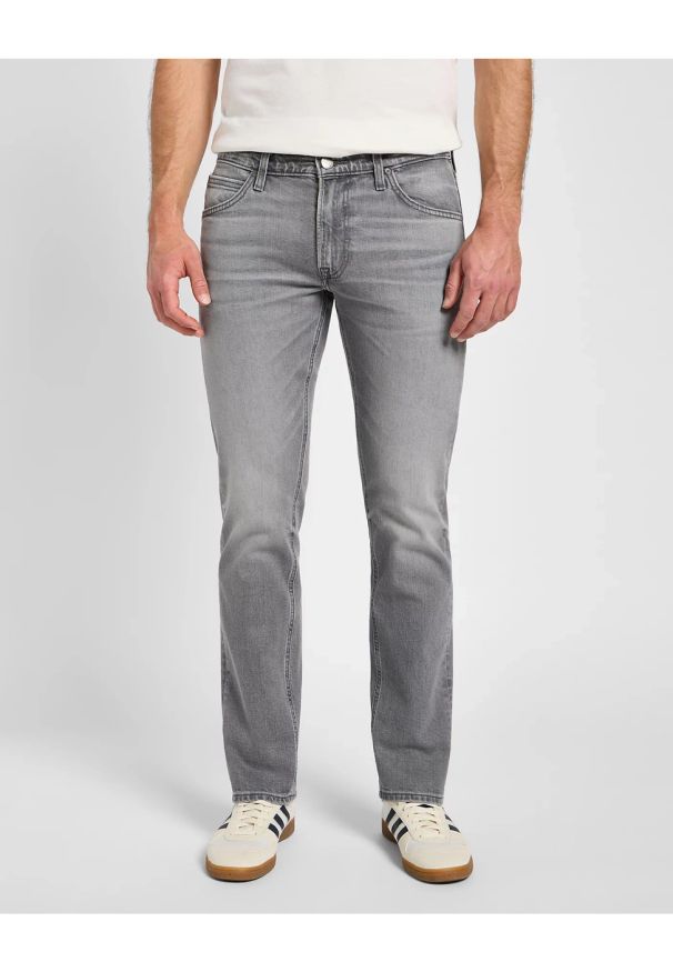 Lee - LEE MĘSKIE SPODNIE JEANSOWE DAREN ZIP FLY WASHED OUT 112355811