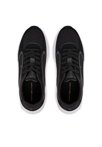 TOMMY HILFIGER - Tommy Hilfiger Sneakersy Sporty Runner FW0FW08644 Czarny. Kolor: czarny. Materiał: materiał #5