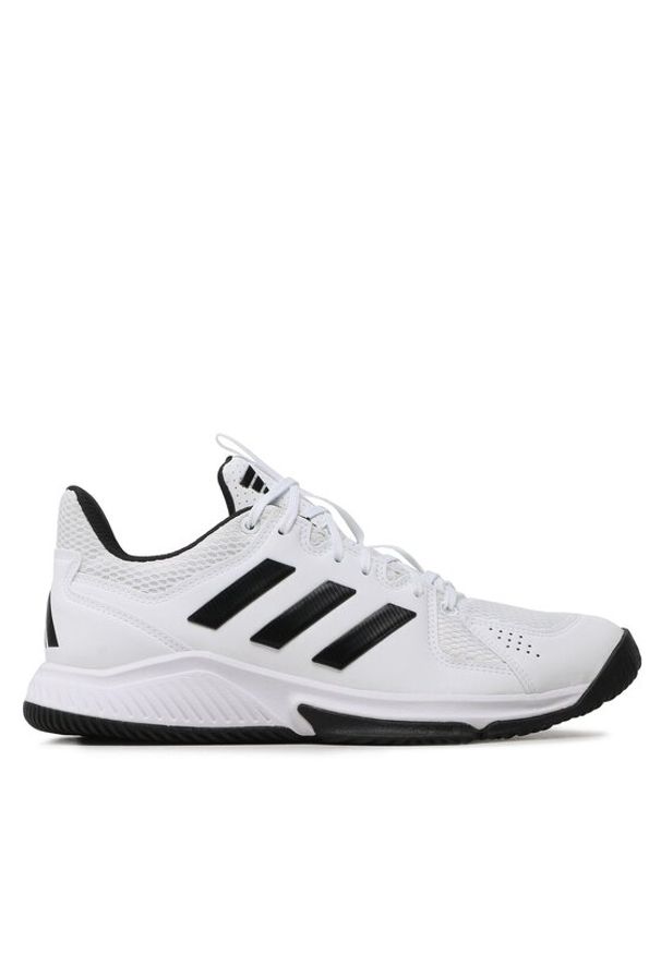 Adidas - adidas Buty halowe Bukatsu Shoes HR0626 Biały. Kolor: biały. Materiał: materiał
