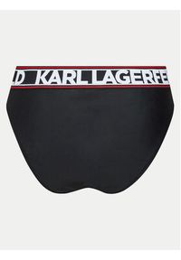 Karl Lagerfeld - KARL LAGERFELD Dół od bikini 240W2222 Czarny. Kolor: czarny. Materiał: syntetyk