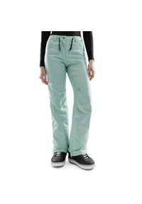 SIROKO - Spodnie snowboardowe hardshell damskie P2-W Auburn. Kolor: zielony. Materiał: hardshell. Sezon: zima. Sport: snowboard #1