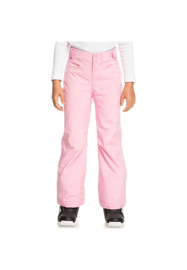 Roxy - Spodnie snowboardowe dziecięce ROXY Backyard Girl. Kolor: różowy. Materiał: poliester. Sezon: zima. Sport: snowboard