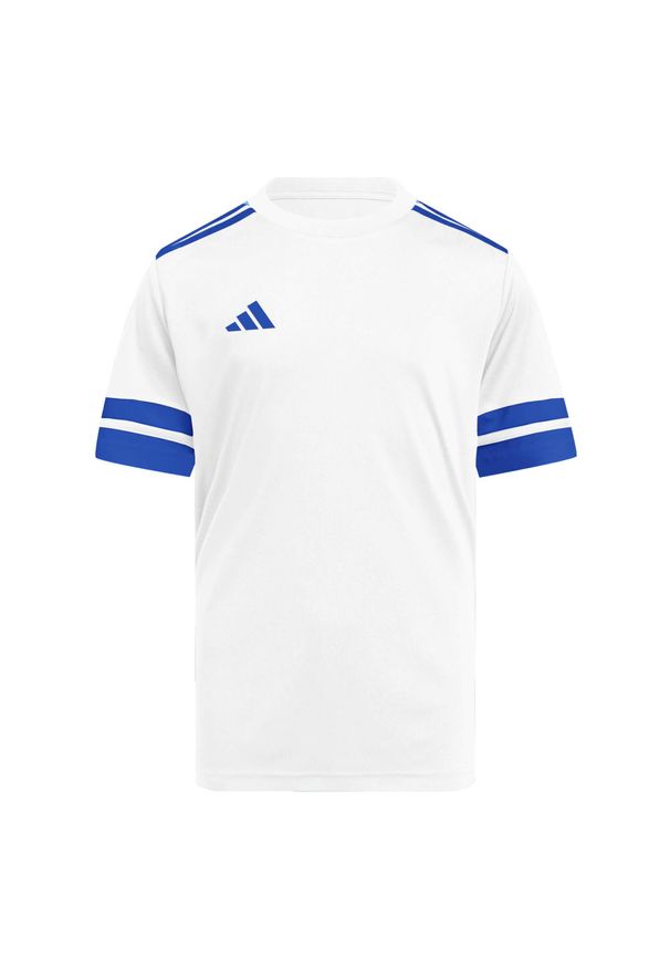 Adidas Sport Squa25 Jsy Y Koszulka Dzieci. Kolor: niebieski, biały, wielokolorowy. Sport: piłka nożna