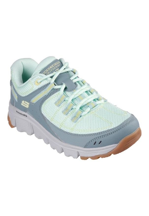 skechers - Buty trekkingowe damskie Skechers Stamina At Artists Bluff. Zapięcie: sznurówki. Kolor: zielony. Materiał: syntetyk, tkanina, materiał. Szerokość cholewki: normalna. Model: Skechers Sport. Sport: tenis