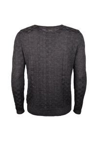 Xagon Man Sweter | WX81205 | Mężczyzna | Szary. Okazja: na co dzień. Kolor: szary. Materiał: wełna, akryl. Styl: casual