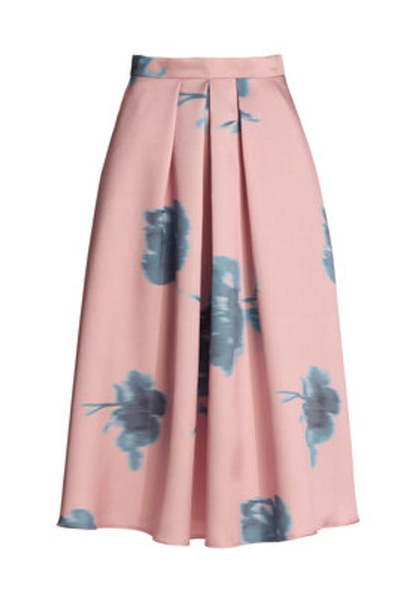 Swing Spódnica midi 2AK00300 Różowy Regular Fit. Kolor: różowy. Materiał: syntetyk