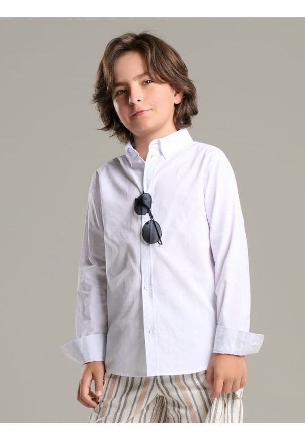 Sinsay - Koszula - biały. Kolor: biały