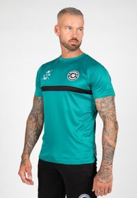 GORILLA WEAR - Vernon Koszulka - Teal Zielony. Kolor: zielony. Sport: fitness