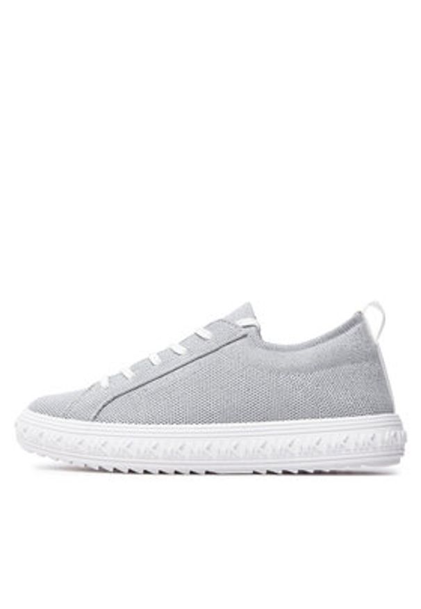MICHAEL Michael Kors Sneakersy Grove Metallic 43S4GVFS2D Srebrny. Kolor: srebrny. Materiał: materiał