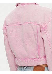 Hugo - HUGO Kurtka jeansowa Galatea 50534763 Różowy Regular Fit. Kolor: różowy. Materiał: bawełna