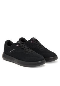 TOMMY HILFIGER - Tommy Hilfiger Sneakersy Th Modern Lightcup Knit FM0FM05886 Czarny. Kolor: czarny. Materiał: materiał #2