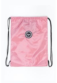 Hype plecak kolor różowy z aplikacją. Kolor: różowy. Wzór: aplikacja