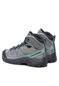 salomon - Salomon Trekkingi Quest Rove Gore-Tex L47181600 Szary. Kolor: szary. Materiał: skóra, zamsz #3